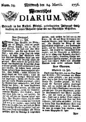 Wiener Zeitung 17560324 Seite: 1