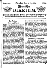 Wiener Zeitung 17560403 Seite: 1