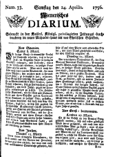 Wiener Zeitung 17560424 Seite: 1