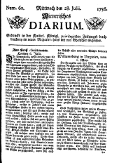 Wiener Zeitung 17560728 Seite: 1