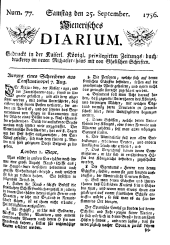 Wiener Zeitung 17560925 Seite: 1