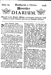 Wiener Zeitung 17561002 Seite: 1