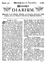 Wiener Zeitung 17561208 Seite: 1