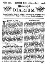 Wiener Zeitung 17561215 Seite: 1