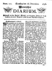 Wiener Zeitung 17561218 Seite: 1