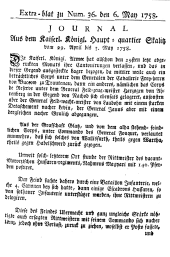 Wiener Zeitung 17580506 Seite: 13