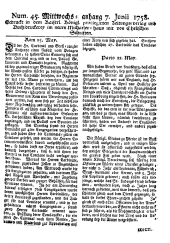 Wiener Zeitung 17580607 Seite: 9