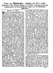 Wiener Zeitung 17580726 Seite: 9