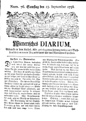 Wiener Zeitung 17580923 Seite: 1