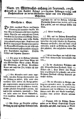 Wiener Zeitung 17580927 Seite: 9