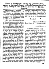 Wiener Zeitung 17590113 Seite: 9