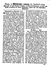 Wiener Zeitung 17590117 Seite: 9