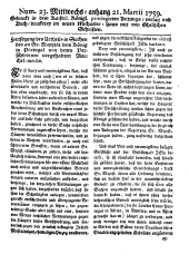 Wiener Zeitung 17590321 Seite: 9