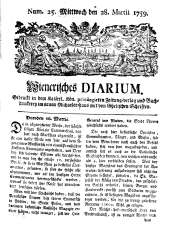 Wiener Zeitung 17590328 Seite: 1