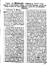 Wiener Zeitung 17590404 Seite: 9