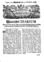 Wiener Zeitung 17591003 Seite: 1