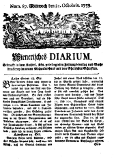 Wiener Zeitung 17591031 Seite: 1