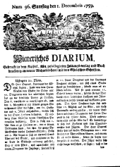 Wiener Zeitung 17591201 Seite: 1