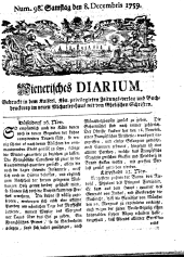 Wiener Zeitung 17591208 Seite: 1