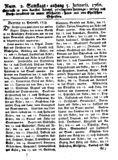 Wiener Zeitung 17600105 Seite: 9