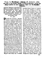 Wiener Zeitung 17600126 Seite: 9