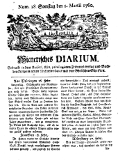 Wiener Zeitung 17600301 Seite: 1