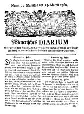 Wiener Zeitung 17600315 Seite: 1