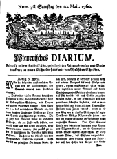 Wiener Zeitung 17600510 Seite: 1