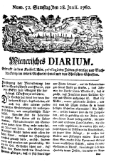 Wiener Zeitung 17600628 Seite: 1