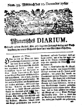 Wiener Zeitung 17601210 Seite: 1