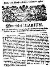 Wiener Zeitung 17601220 Seite: 1