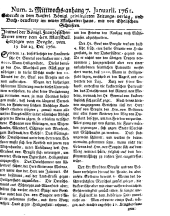 Wiener Zeitung 17610107 Seite: 9