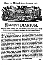 Wiener Zeitung 17610902 Seite: 1