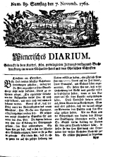 Wiener Zeitung 17611107 Seite: 1
