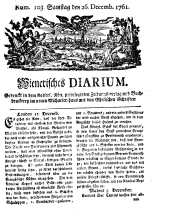 Wiener Zeitung 17611226 Seite: 1