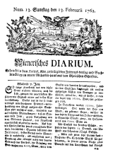 Wiener Zeitung 17620213 Seite: 1