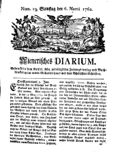 Wiener Zeitung 17620306 Seite: 1