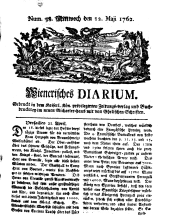 Wiener Zeitung 17620512 Seite: 1