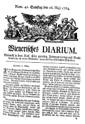 Wiener Zeitung 17640526 Seite: 1