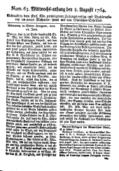 Wiener Zeitung 17640808 Seite: 9