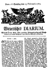 Wiener Zeitung 17650223 Seite: 1