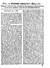 Wiener Zeitung 17650306 Seite: 9