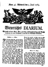 Wiener Zeitung 17650605 Seite: 1