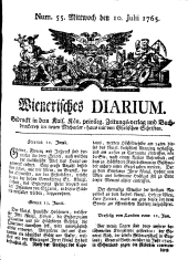 Wiener Zeitung 17650710 Seite: 1