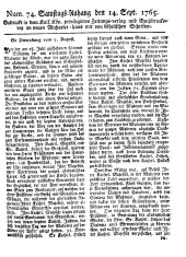 Wiener Zeitung 17650914 Seite: 9