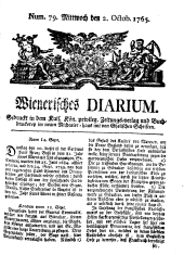 Wiener Zeitung 17651002 Seite: 1