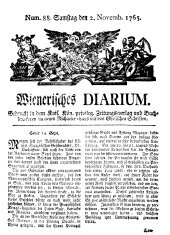 Wiener Zeitung 17651102 Seite: 1
