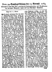 Wiener Zeitung 17651123 Seite: 9