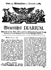 Wiener Zeitung 17651211 Seite: 1