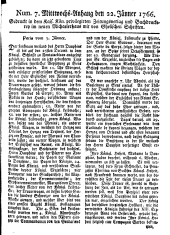 Wiener Zeitung 17660122 Seite: 9